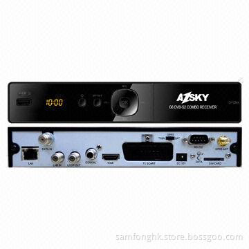 Azsky G6 DVB-S2 HD GPRS Combo Africa IKS Satellite Receiver